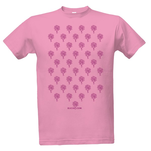 Tričko s potiskem Buciny.com tapitap fuchsia