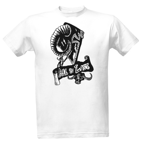 Tričko s potiskem All is lost