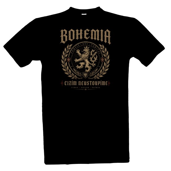 Tričko s potiskem Bohemia-Cizím neustoupíme