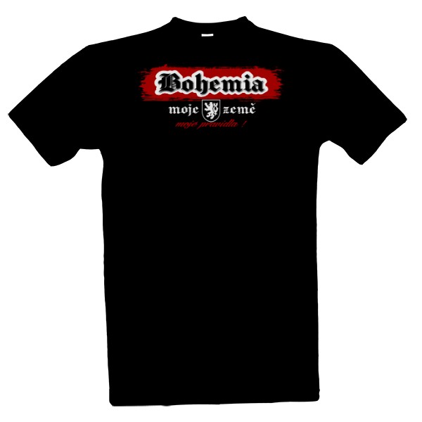 Tričko s potiskem Bohemia-moje pravidla 2
