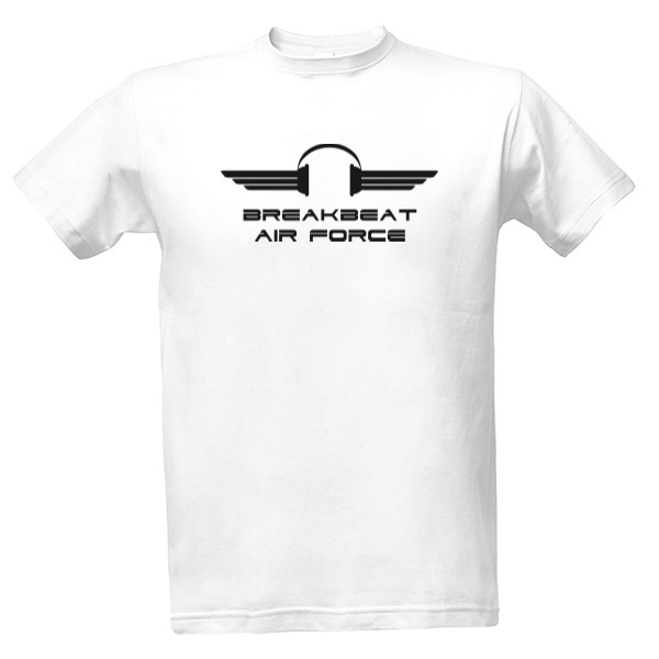 Tričko s potiskem BREAKBEAT AIR FORCE