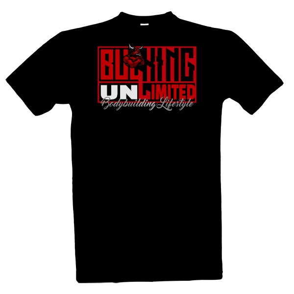 Tričko s potiskem Bulking Unlimited Bodybuilding Lifestyle