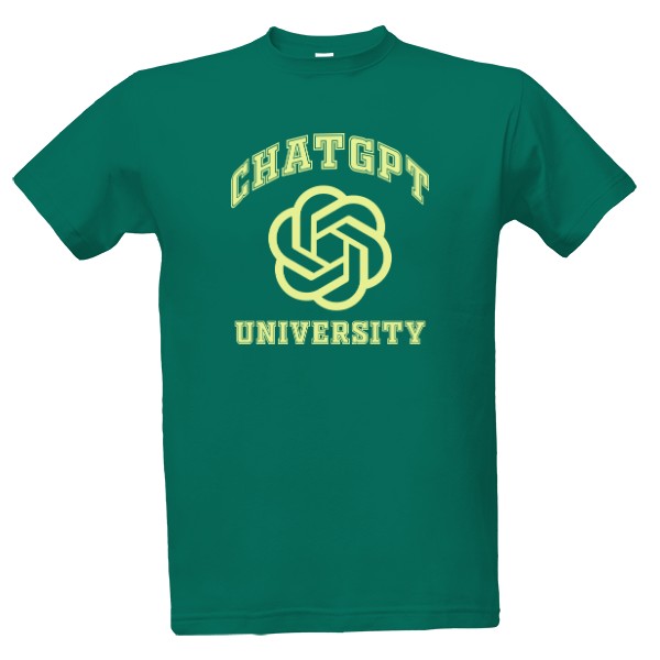 Tričko s potiskem Chatgpt University - GPT