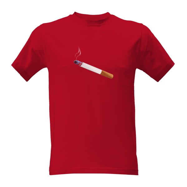 Tričko s potiskem Cigareta