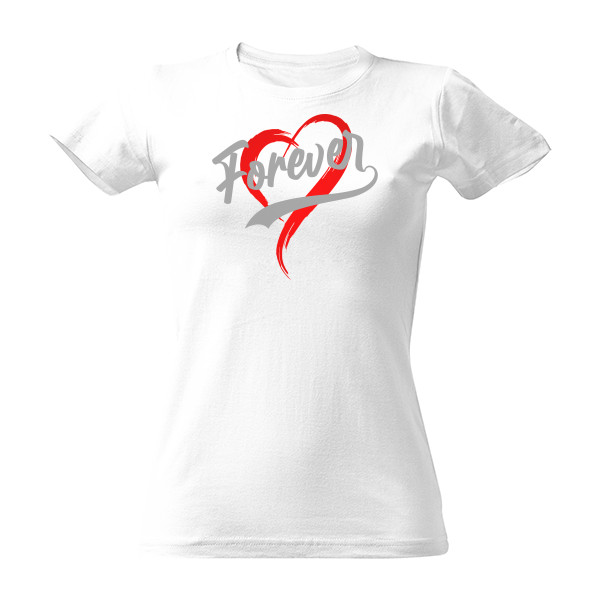 Tričko s potlačou Forever Together-dámske