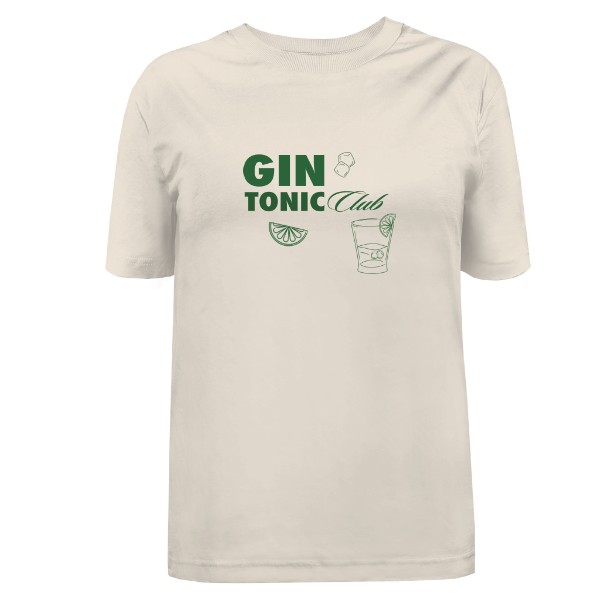 Tričko s potiskem Gin tonic club
