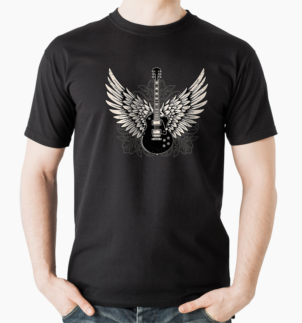 Tričko s potlačou Gitara