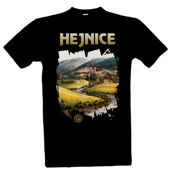Tričko s potiskem Hejnice 001 / Black
