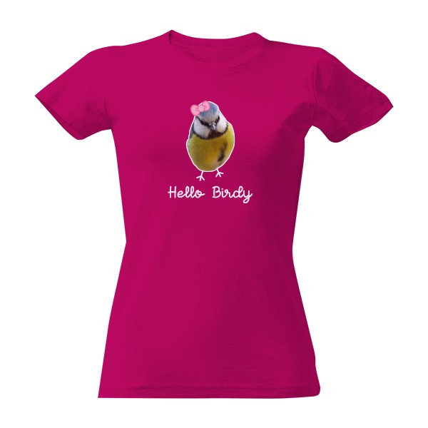 Tričko s potiskem Hello Birdy