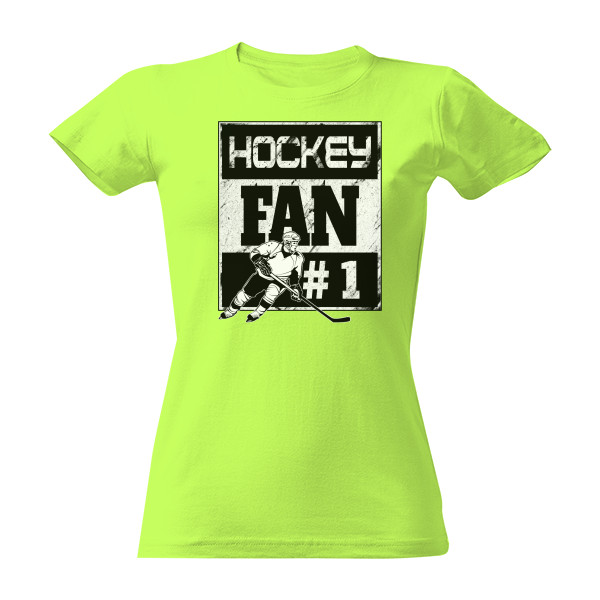 Tričko s potiskem Hokej-Hockey Fan Number One