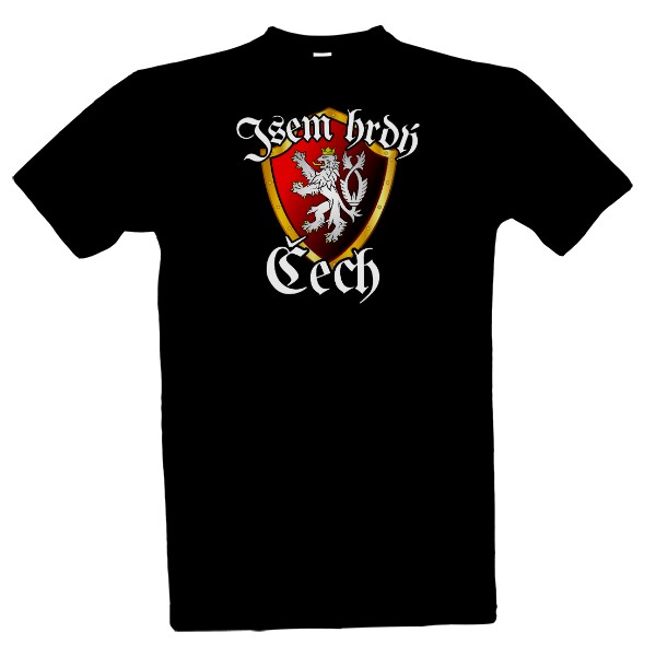 Tričko s potiskem Hrdý Čech