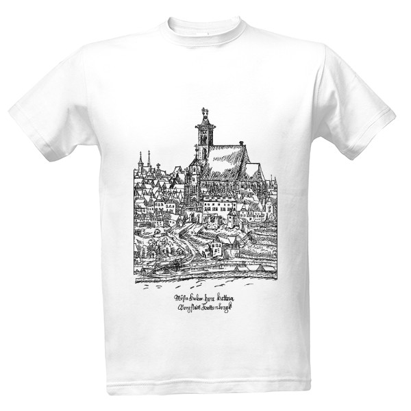 Tričko s potiskem Kostel sv. Jakuba v Kutné Hoře bez znaku