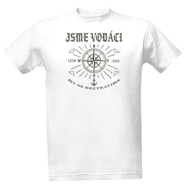 Jsme vodáci - my se neztratíme - šedý tisk