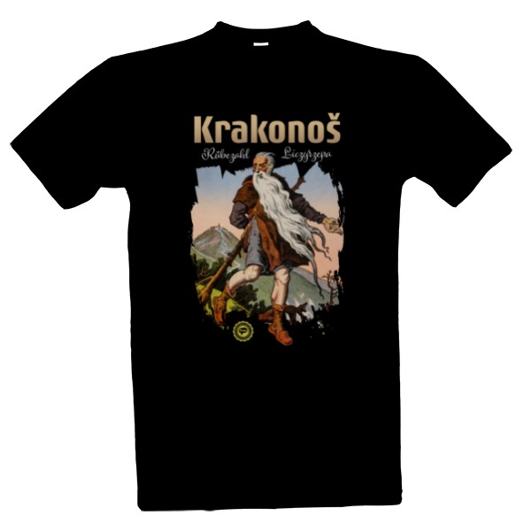 Tričko s potiskem Krakonoš 001 / Black
