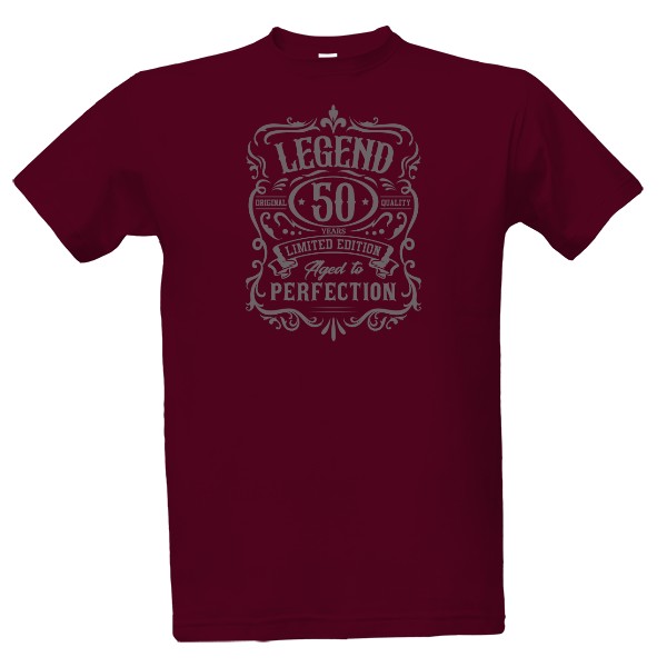 Tričko s potiskem Legend 50 Limited Edition