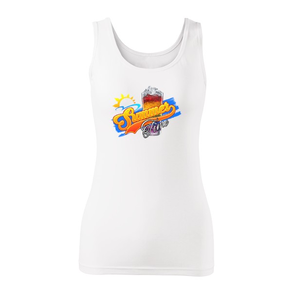 Tričko s potiskem Letní motiv-Summer Time dámské