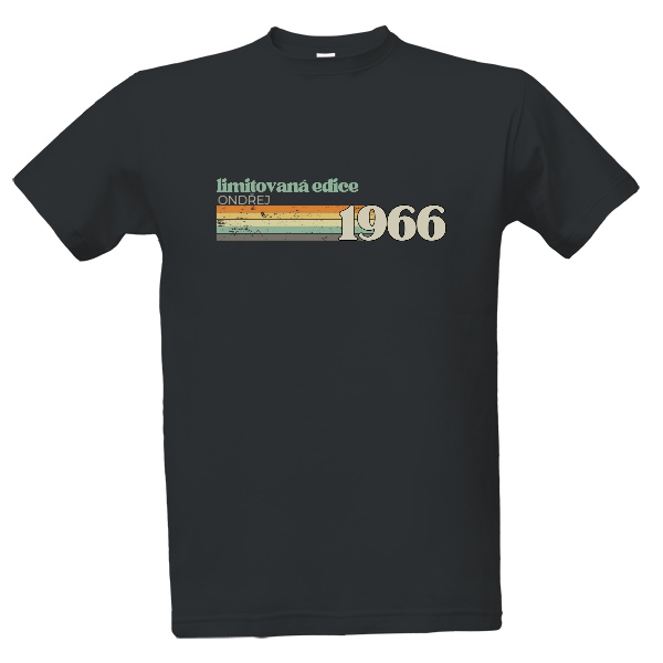 Limitovaná edice 1966 retro pruhy se jménem