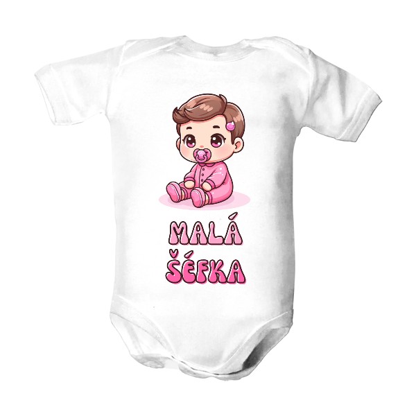 Dětské body  s potiskem Malá šéfka