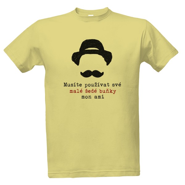 Tričko s potlačou Malé šedé buňky