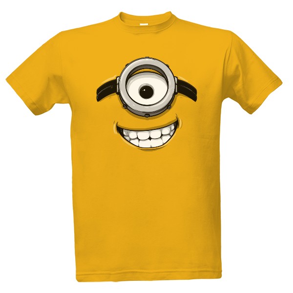 Tričko s potiskem Minion smiling face - Pánské