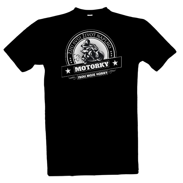 Tričko s potiskem Moje hobby-Motorky2