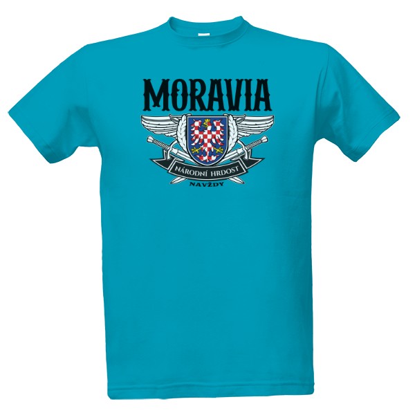 Tričko s potiskem Moravia-národní hrdost navždy