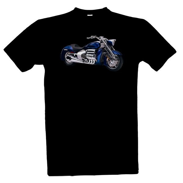 Motorka modro-stříbrná