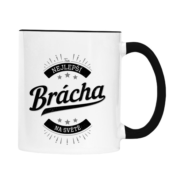 Hrnek malý barevný s potiskem Nejlepší Brácha
