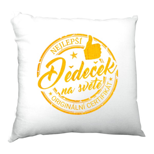 Nejlepší dědeček-polštář