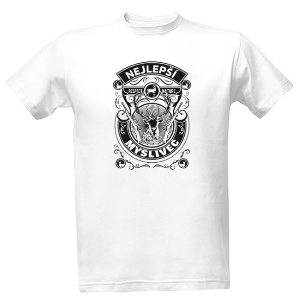 Nejlepší myslivec-černý design 