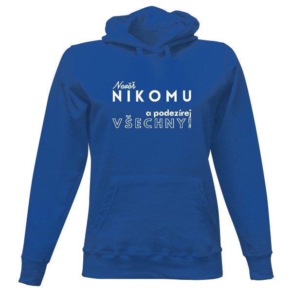 Dámska mikina s kapucňou s potlačou Nový produkt