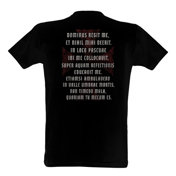 Templář-Deus Vult - backprint