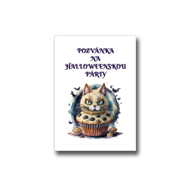 Přáníčko s potiskem pozvánka na párty