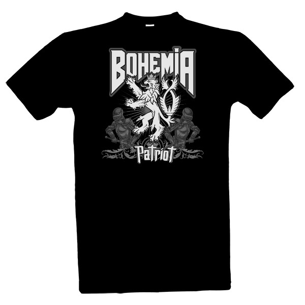 Tričko s potiskem Premium Bohemia Patriot rytíři