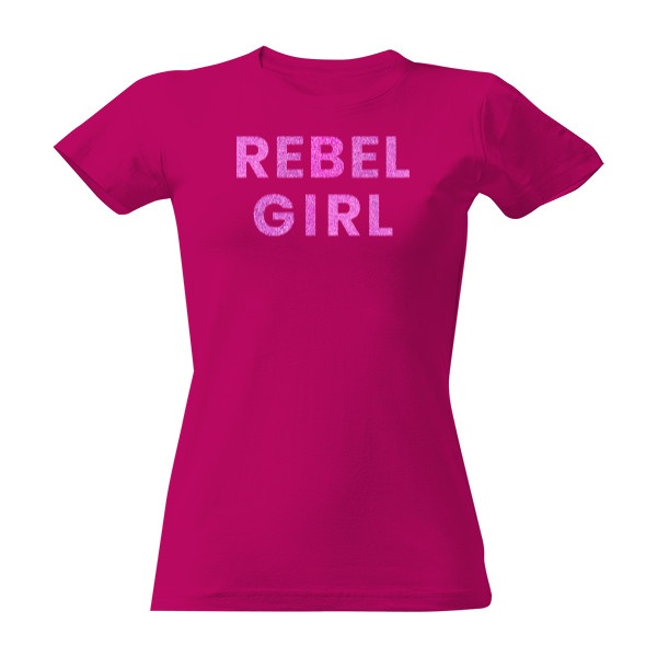Tričko s potiskem Rebelka-Rebel Girl