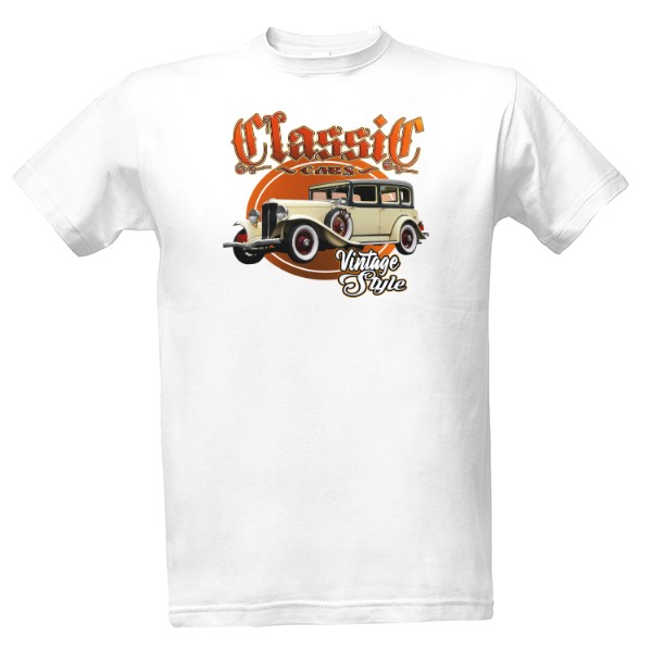 Retro auto béžové-classic cars
