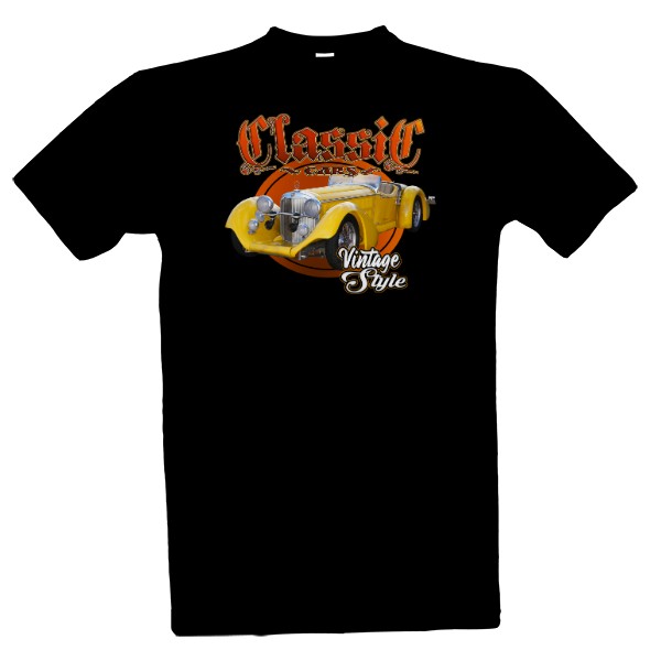 Retro auto žluté-classic cars