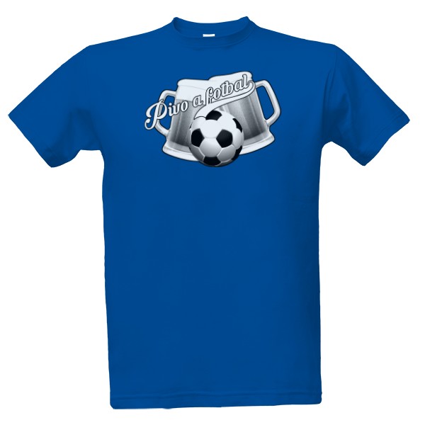 Tričko s potiskem Sport-Pivo a fotbal