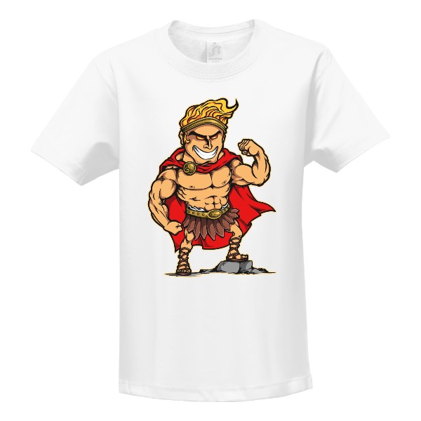 Tričko s potiskem Super Herkules-dětské tričko 