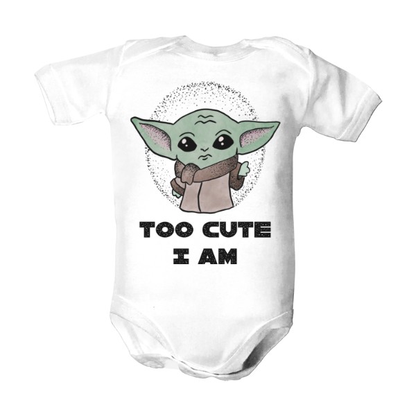 Dětské body  s potiskem To Cute I Am