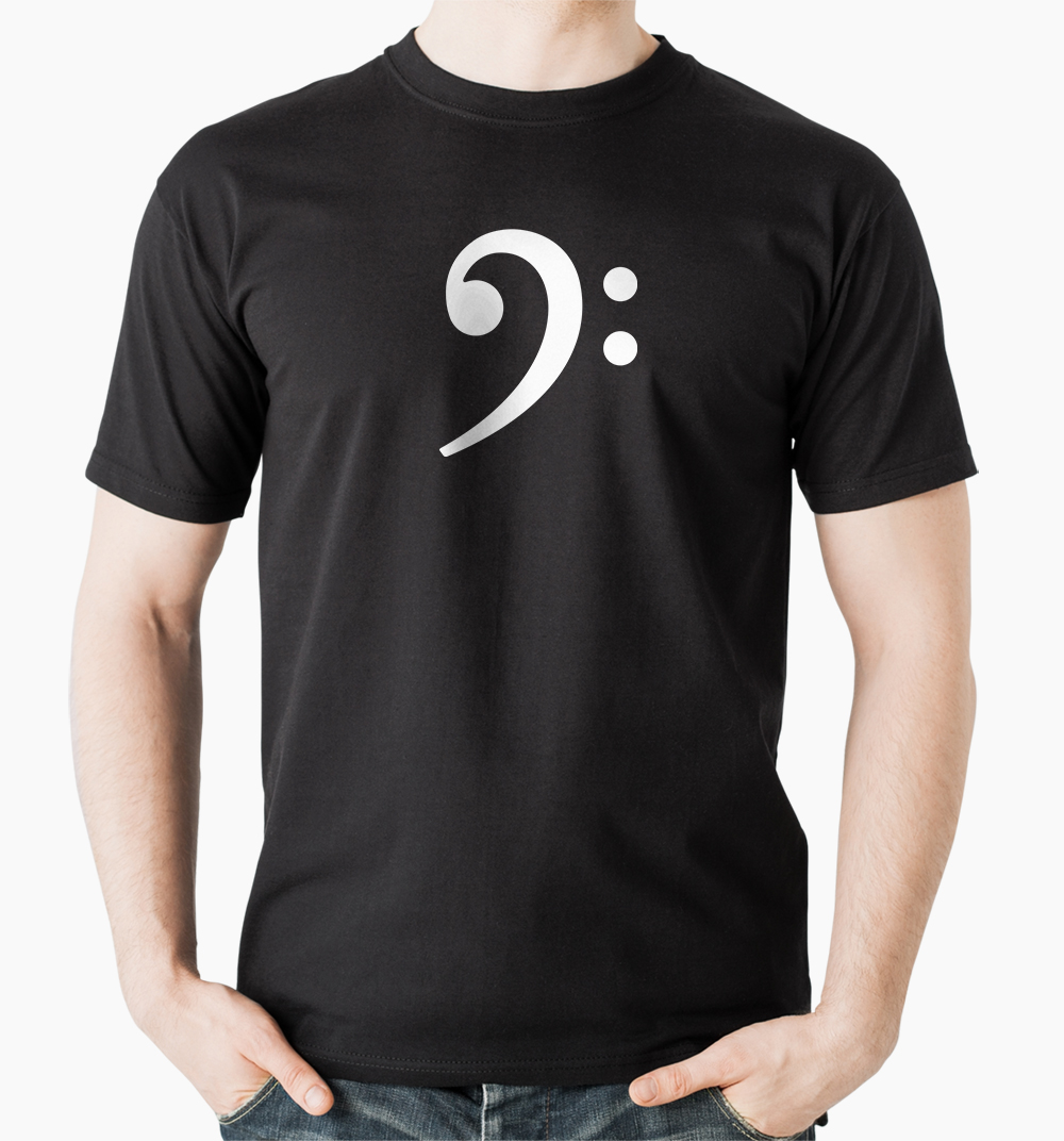 Tričko s potlačou Tričko hudobník basová gitara basa