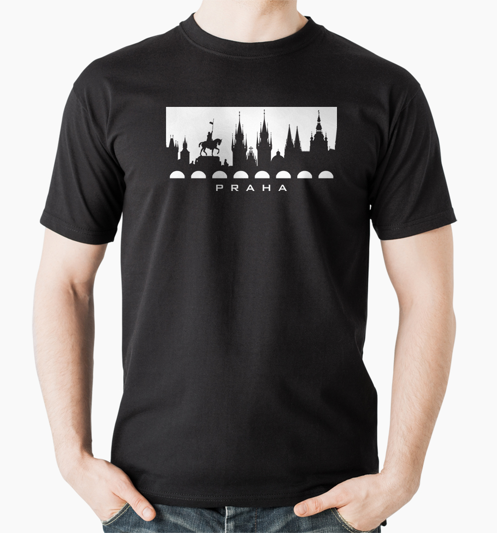 Tričko s potlačou Tričko Praha