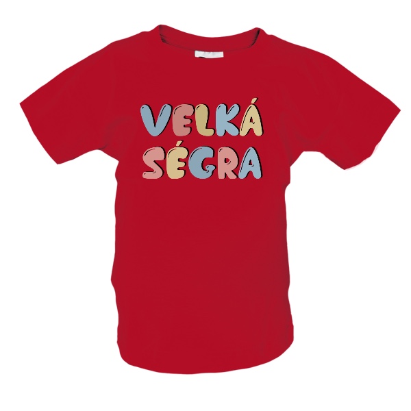 Tričko s potiskem Velká ségra