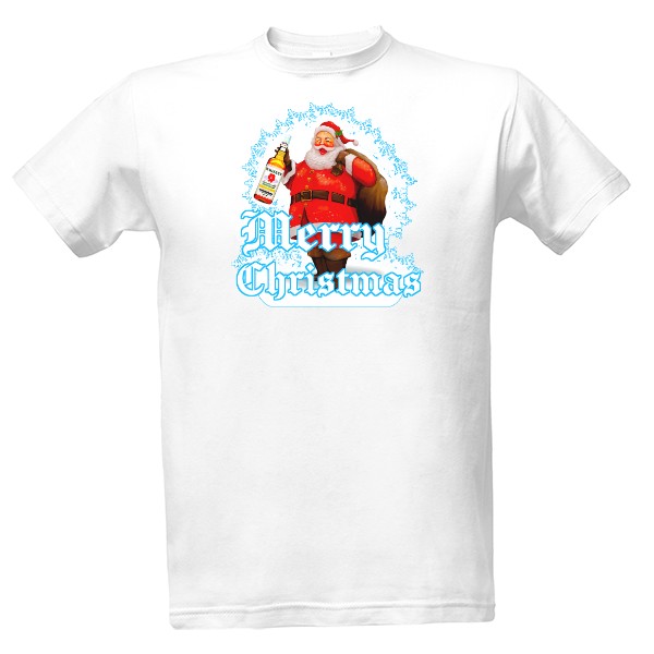 Veselé Vánoce-Santa a Whiskey