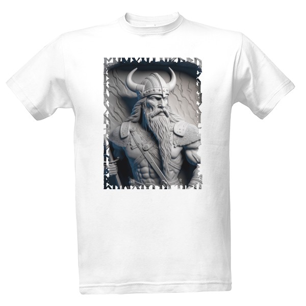 Viking-Bílý reliéf