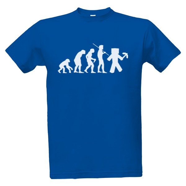 Tričko s potlačou Minecraft evolution BOY