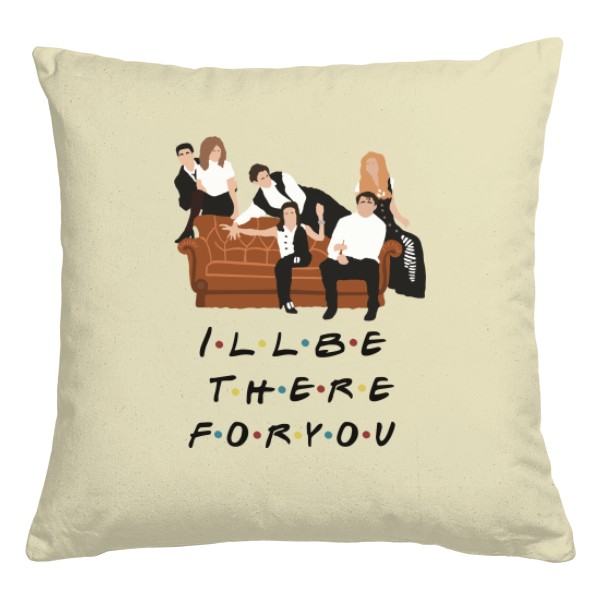 Vankúš bavlnený s potlačou Zastávka: Central Perk