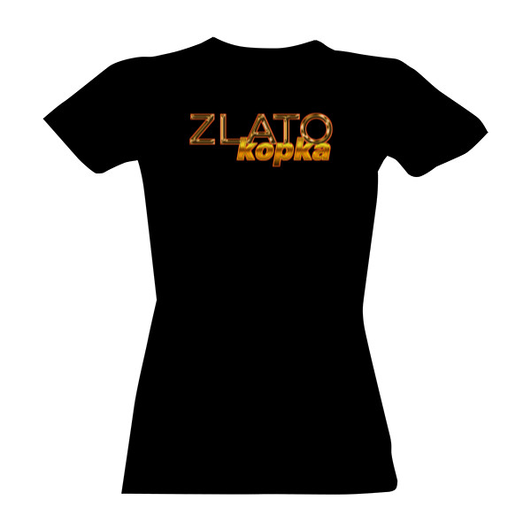Tričko s potiskem Zlato-kopka