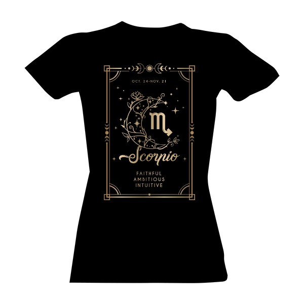 Tričko s potiskem Znamení zvěrokruhu-Scorpio 1